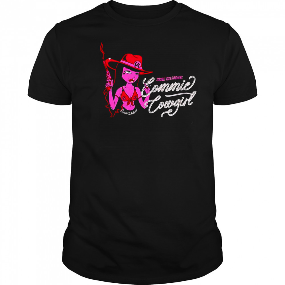 Commie cowgirl shirt