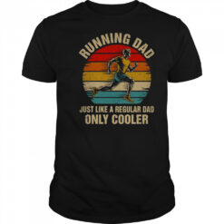 Cool Running Dad Funny Marathon Runner Dad Men Fathers Day shirt