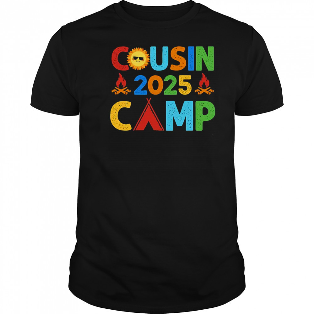 Cousin Camp 2025 Camping Crew Summer Vacation Cousin shirt