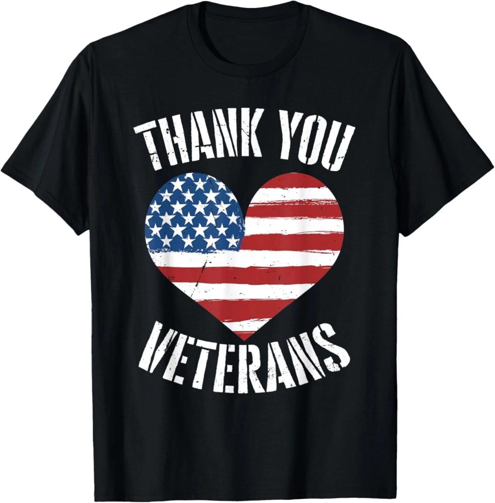 flag heart military support shirt