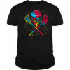 Lacrosse Drip Lax Sticks Helmet Melting Ice Cream shirt