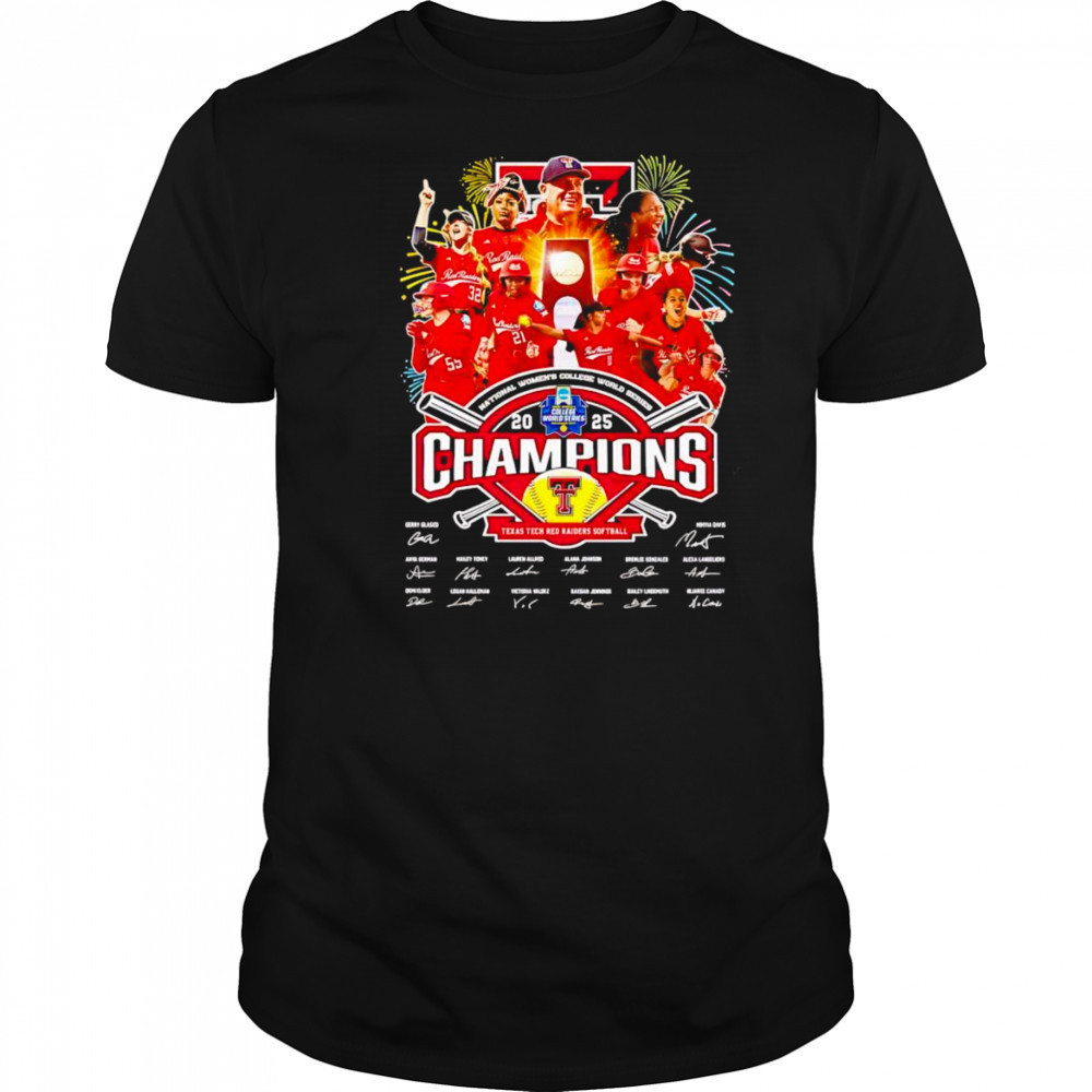 National Women’s College World Series Champions 2025 Texas Tech Red Raiders softball shirt National Women’s College World Series Champions 2025 Texas Tech Red Raiders softball shirt