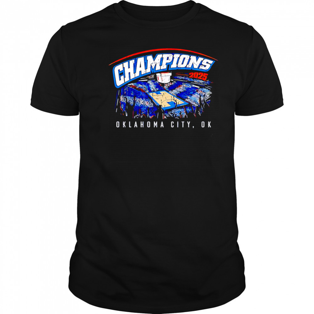 OKC Thunder Champions 2025 stadium shirt