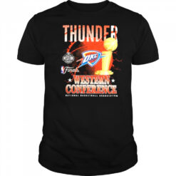 Oklahoma City Thunder NBA 2025 Western Conference Finals shirt