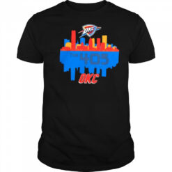 Oklahoma City Thunder the 405 city skyline shirt