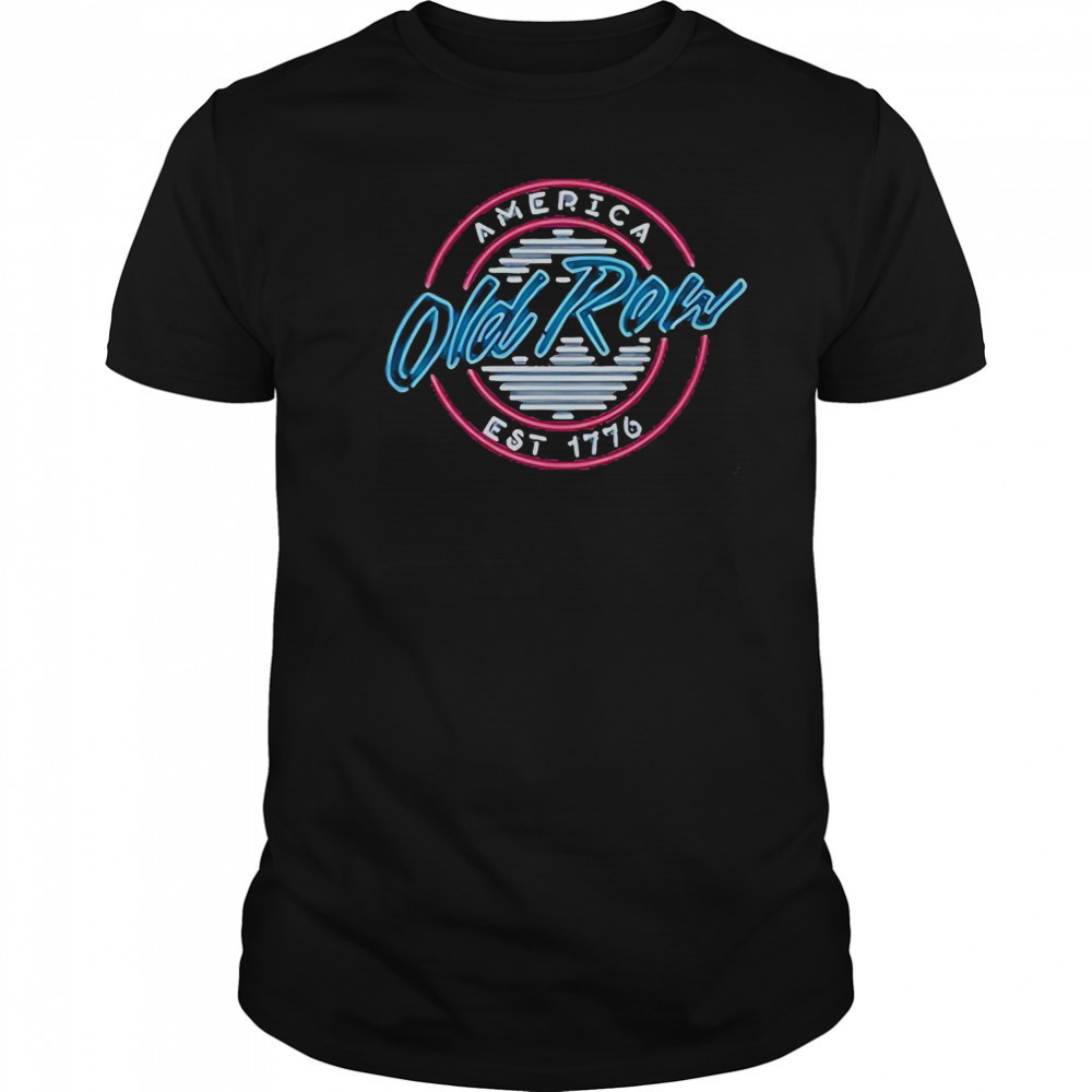 Old Row USA Neon Circle Logo T-Shirt