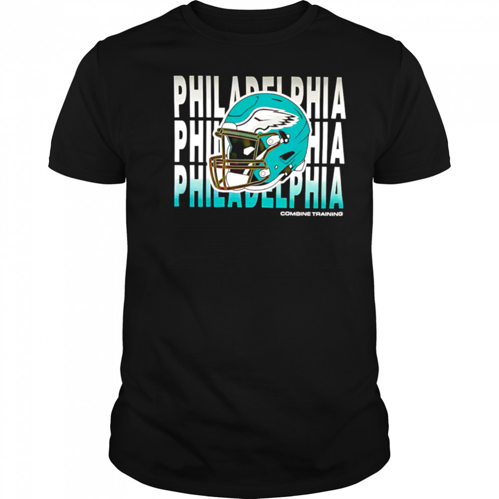 Philadelphia Eagles repeat helmet combine training 2025 shirt