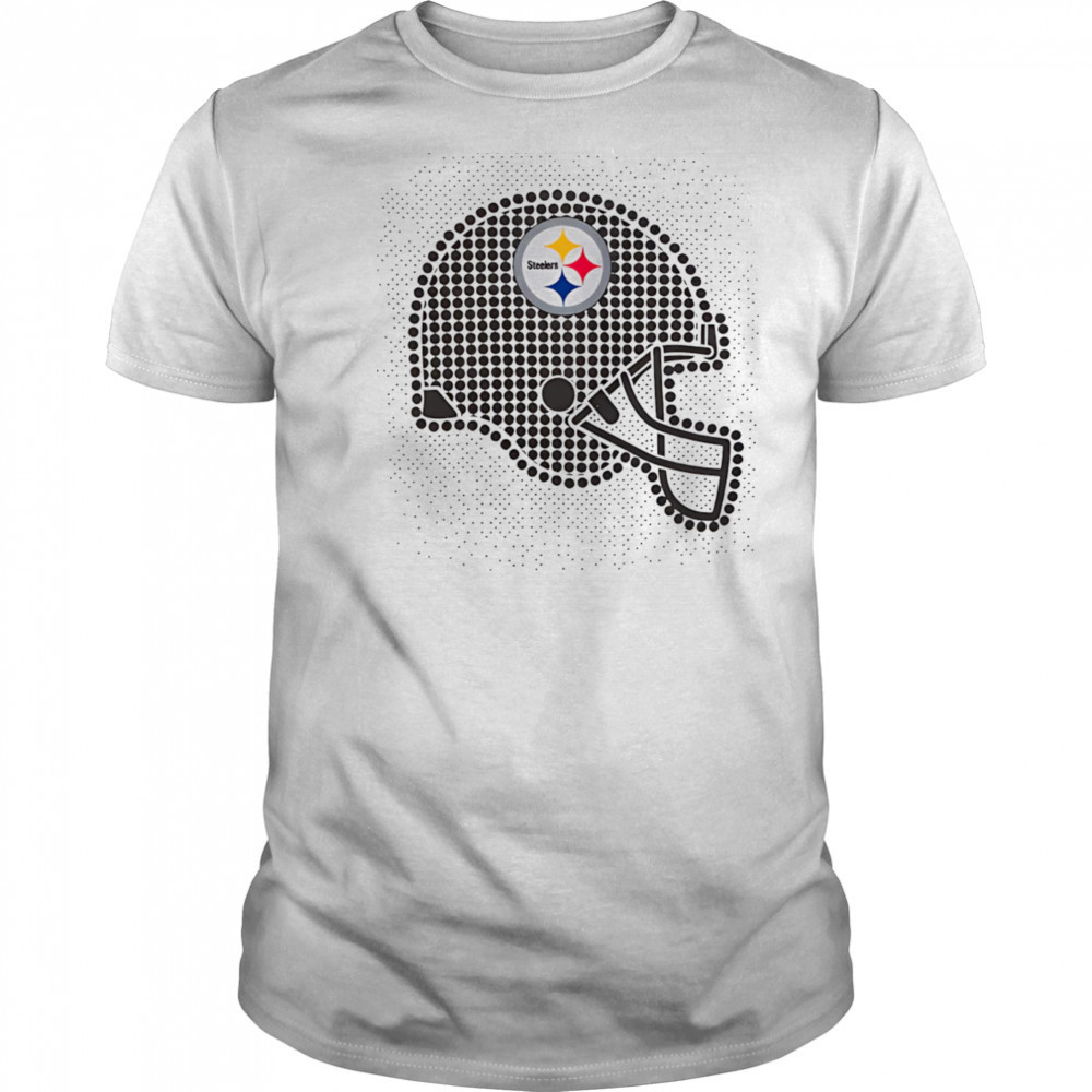 Pittsburgh Steelers polka dots helmet shirt
