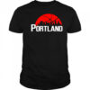 Portland Trail Blazers Cityscape Skyline style 2025 shirt
