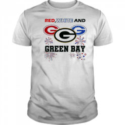 Red White And Green Bay Packers 4th Of July Independence Day 2025 Shirt