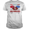 Red White And San Francisco 49ers 4th Of July Independence Day 2025 Shirt