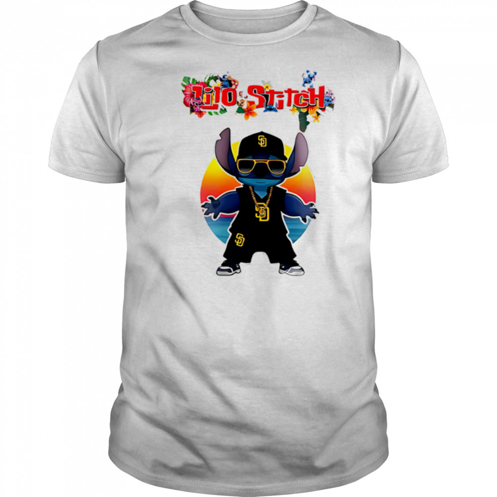 San Diego Padres x Lilo and Stitch Baseball shirt