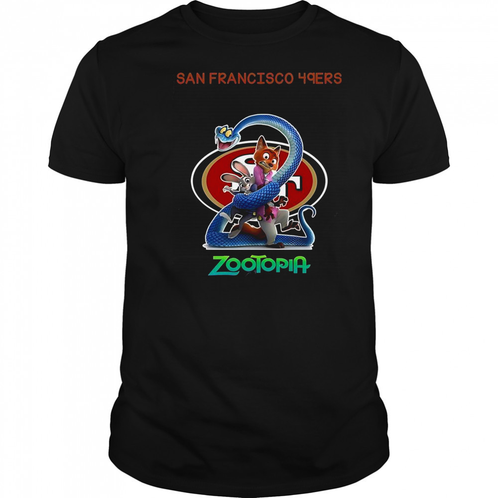 San Francisco 49ers Zootopia 2 T-Shirt