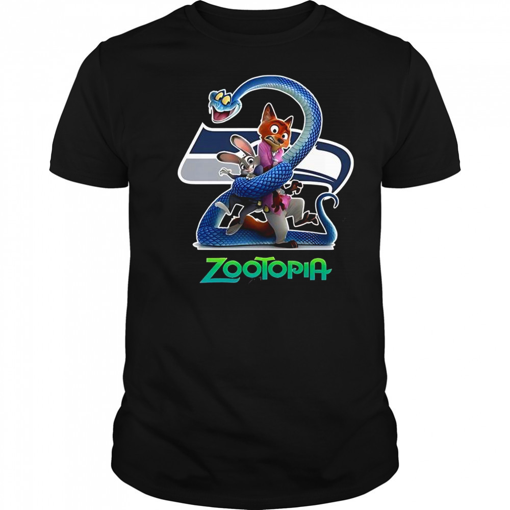 Seattle Seahawks Zootopia 2 T-Shirt