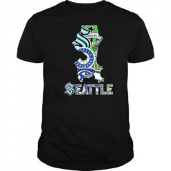 Seattle Sports Team Map Logo 2025 Shirt