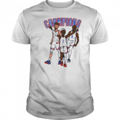 SGA Chet Holmgren Oklahoma and Jalen Williams City Thunder NBA Basketball Champions cartoon shirt
