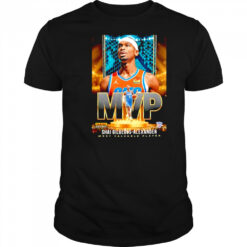 Shai Gilgeous Alexander 2025 MVP Oklahoma City Thunder basketball shirt