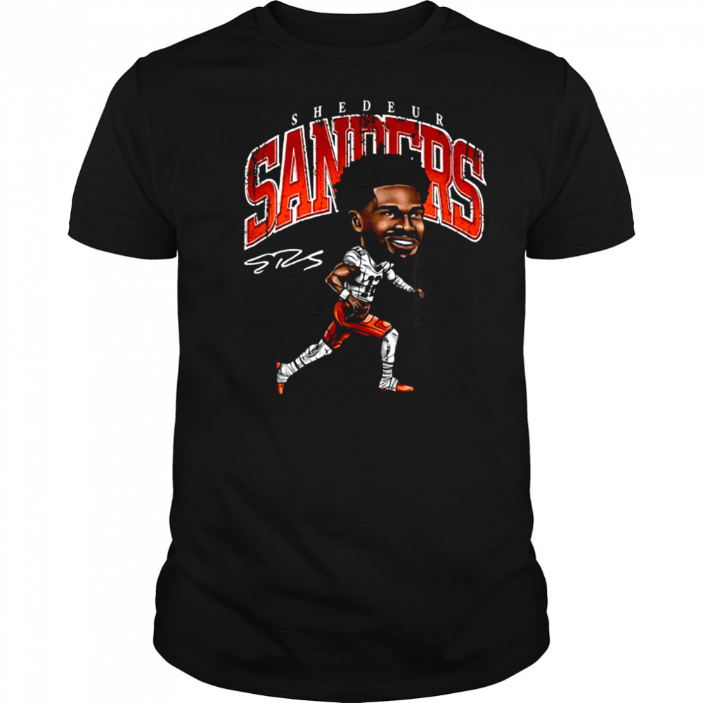 Shedeur Sanders Cleveland Browns NFL football cartoon shirt