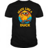 Skate Like a Duck Cool Skateboarding vintage shirt