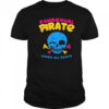 Skull smile pansexual pirate loves all booty shirt