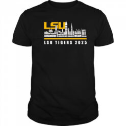 Skyline name LSU Tigers 2025 shirt