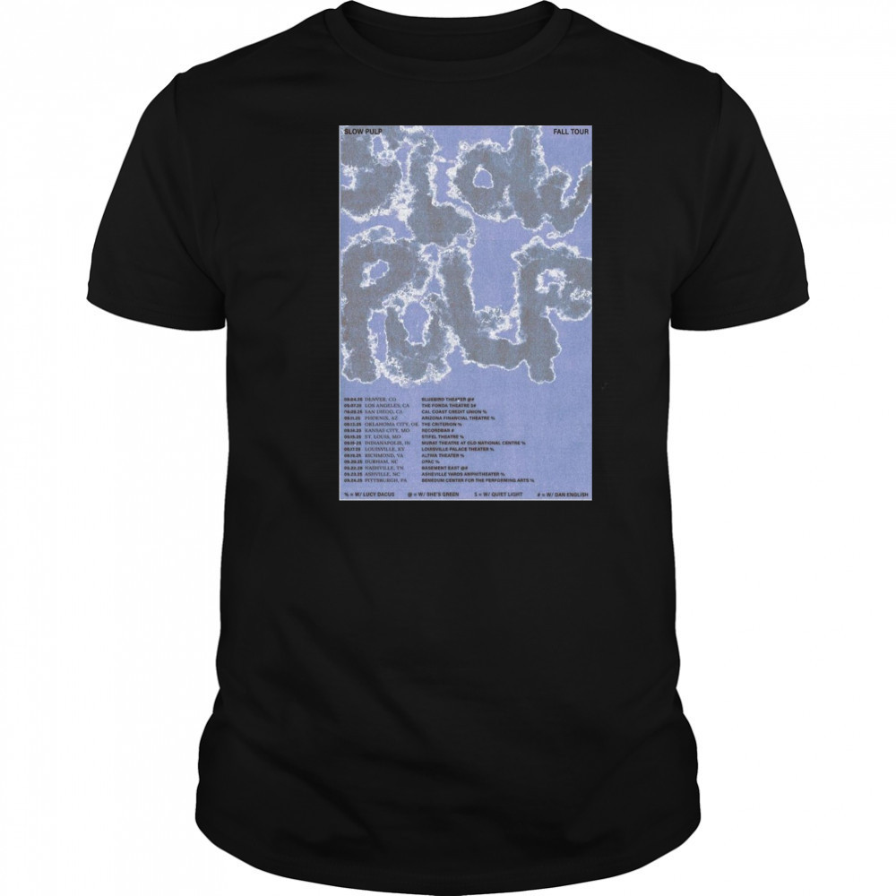 Slow Pulp Poster Fall Tour 2025 T-Shirt