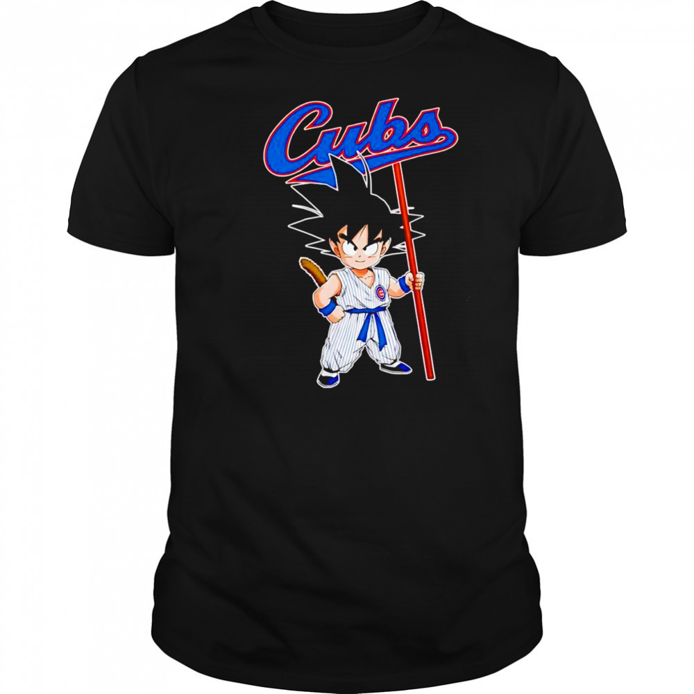 Son Goku Dragon Ball Chicago Cubs baseball shirt