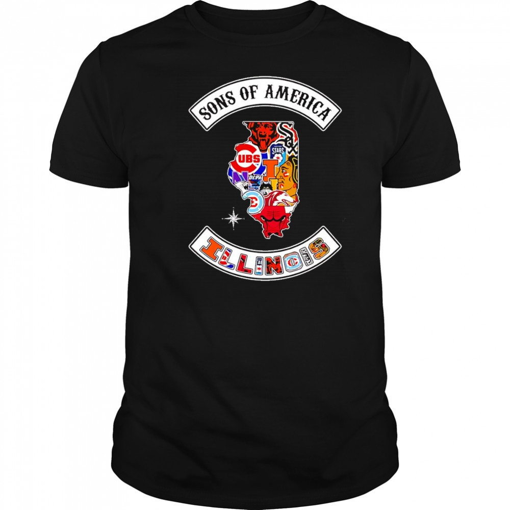 Sons of America Illinois sports shirt