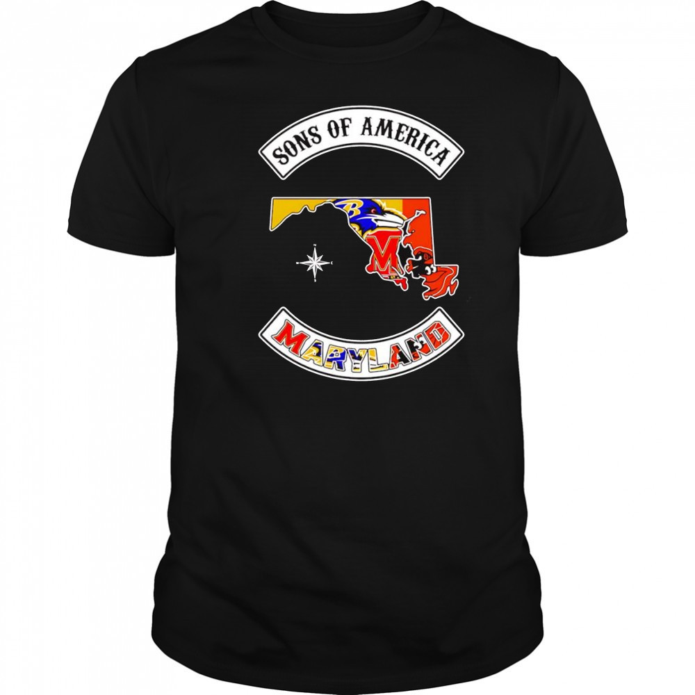 Sons of America Maryland sports shirt
