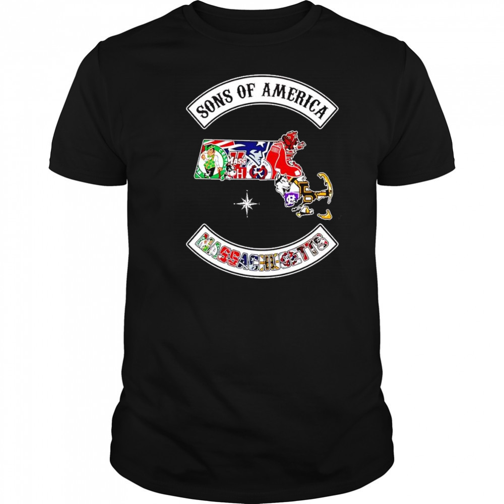 Sons of America Massachusetts sports shirt