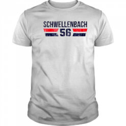 Spencer Schwellenbach 56 Atlanta Font vintage shirt