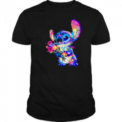Stitch Monster with Flower LED Light shirt