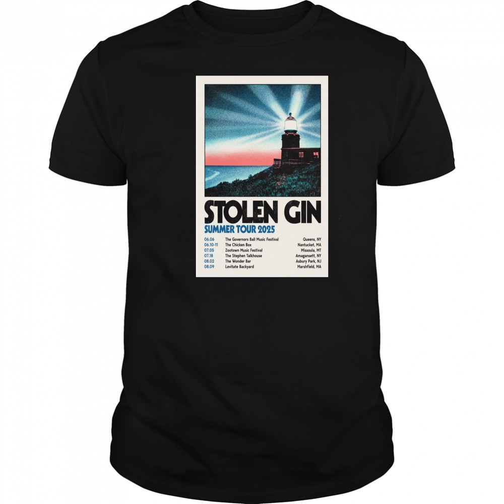 Stolen Gin Summer Tour 2025 Poster T-Shirt