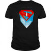 Superman (2025) Flying Silhouette Red S Shield Logo T Shirt