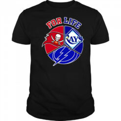 Tampa bay rays buccaneers and lightning for life shirt