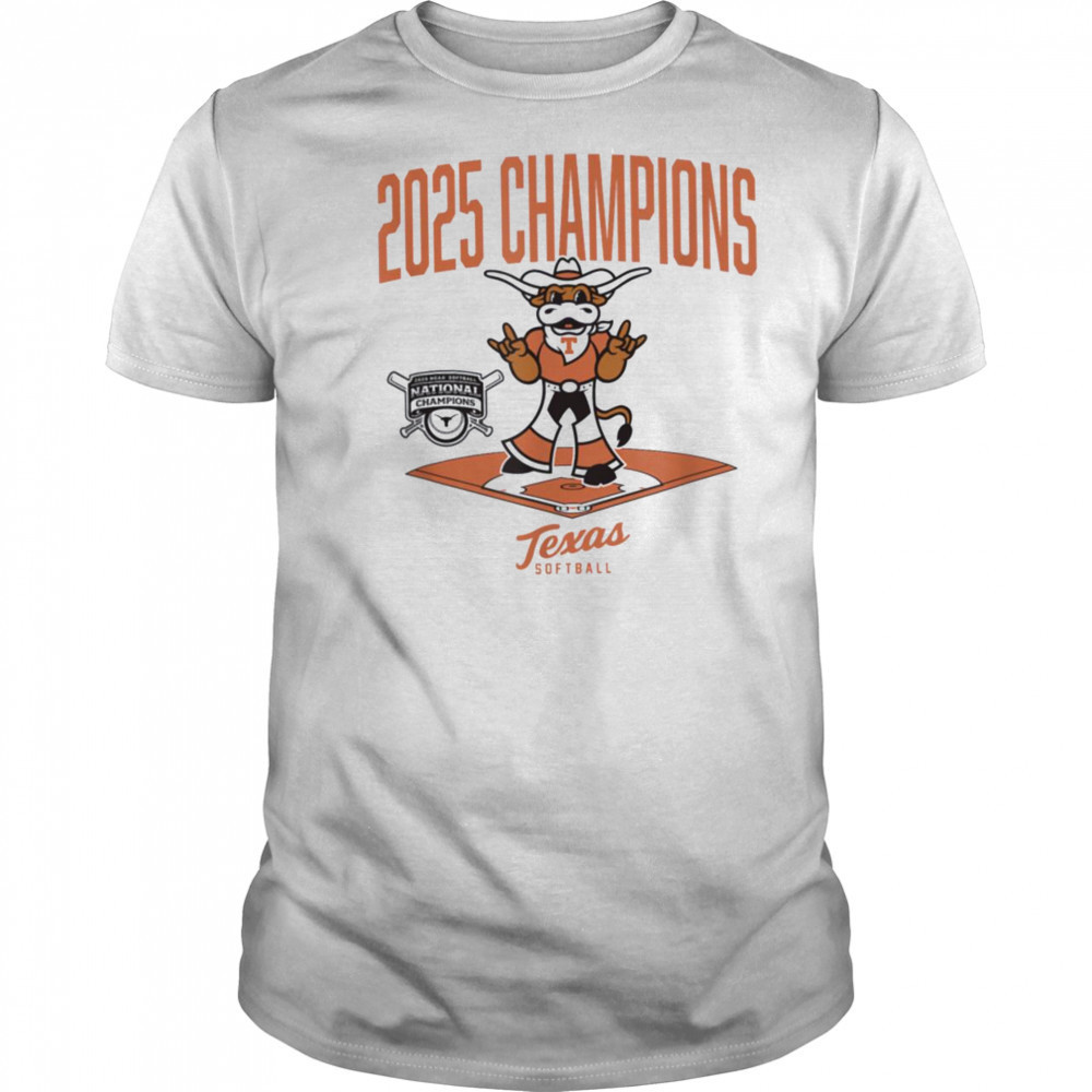 Texas Longhorns 2025 Champs Diamond NCAA Softball T Shirt