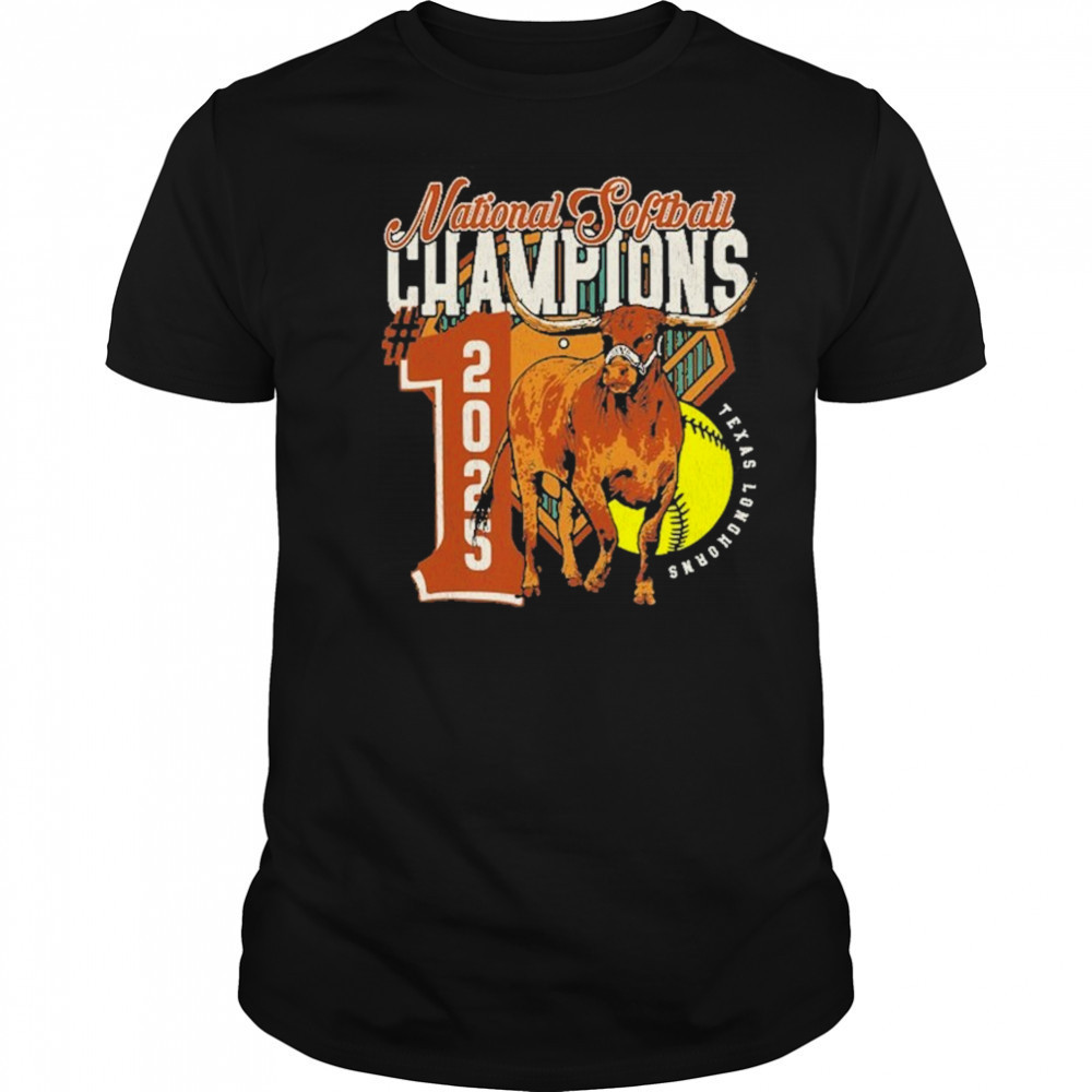 Texas Longhorns 2025 NCAA Softball Women’s College World Series Champions Number One T-Shirt Texas Longhorns 2025 NCAA Softball Women’s College World Series Champions Number One T-Shirt