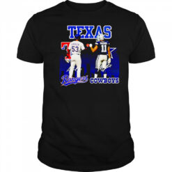 Texas rangers and Dallas Cowboys star power shirt