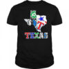 Texas Sports Teams Logo Map 2025 Shirt