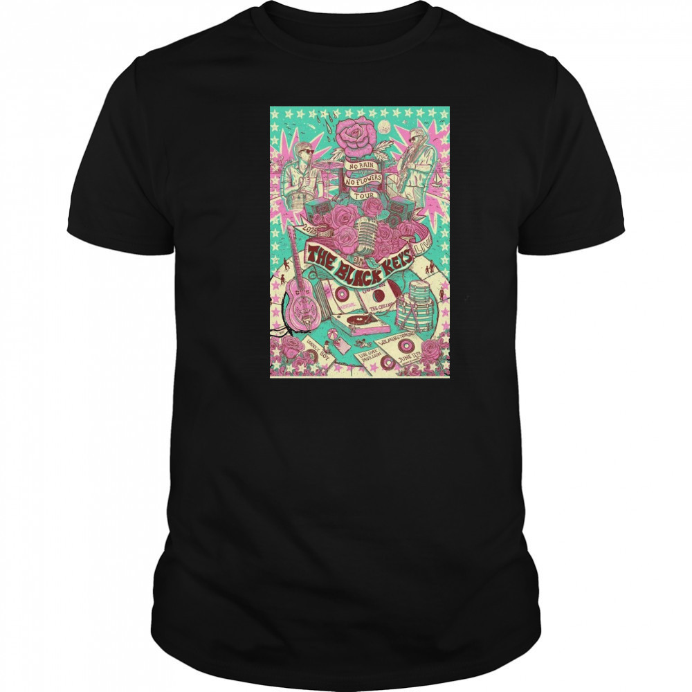 The Black Keys June 11 2025 Wilmington NC Poster T-Shirt