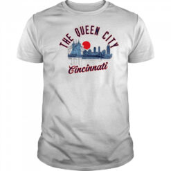 The Queen City Cincinnati Skyline Sunset shirt