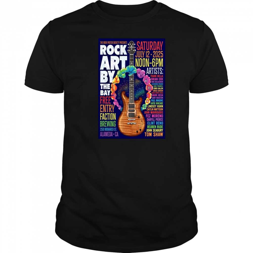 The Rock Poster Society Alameda CA July 12 2025 Poster T-Shirt