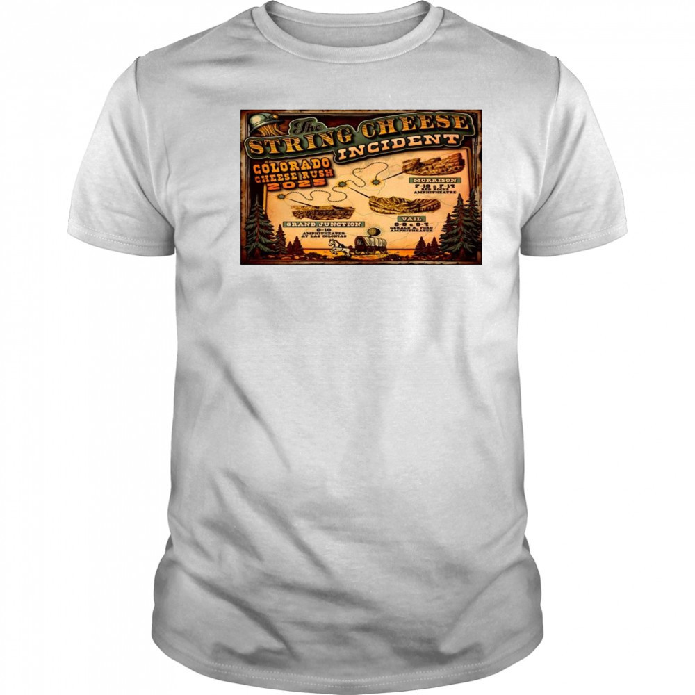 The String Cheese Incident 2025 Tour Colorado Shirt