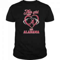 This girl loves her Alabama Crimson Tide diamond shirt