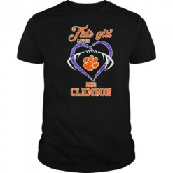 This girl loves her Clemson Tigers diamond shirt