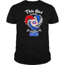 This girl loves her Cubs shirt