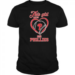 This girl loves her Philadelphia Phillies diamond shirt