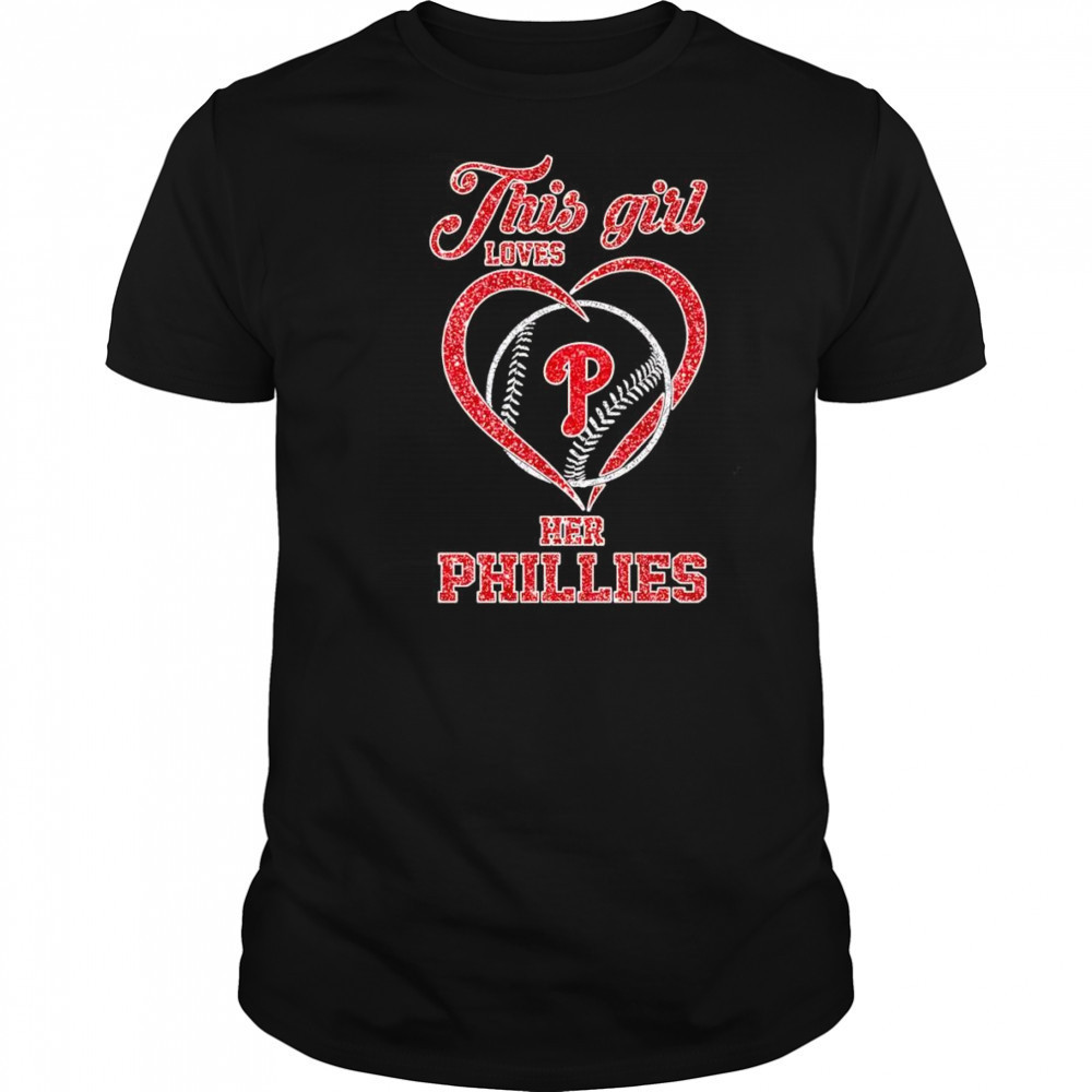 This girl loves her Philadelphia Phillies diamond shirt