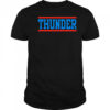 Thunder horizontal lines shirt