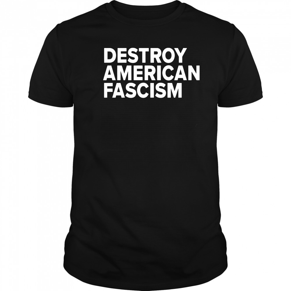 Tom Morello destroy American fascism shirt